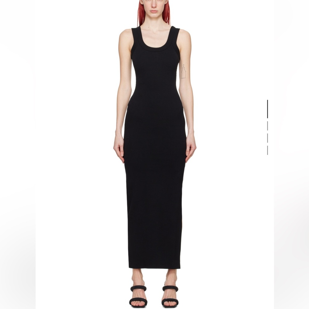 ALEXANDERWANG.T Black Embossed Maxi Dress